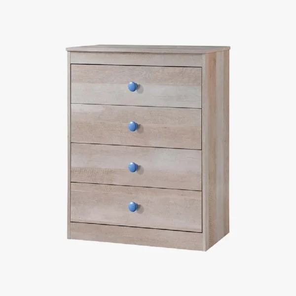 Lavender 4 Drawer Chest