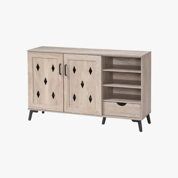 Rozet Shoe Cabinet 2 Doors & Shelf