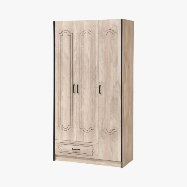 Quinn Wardrobe 3 Doors 1 Drawers 1800