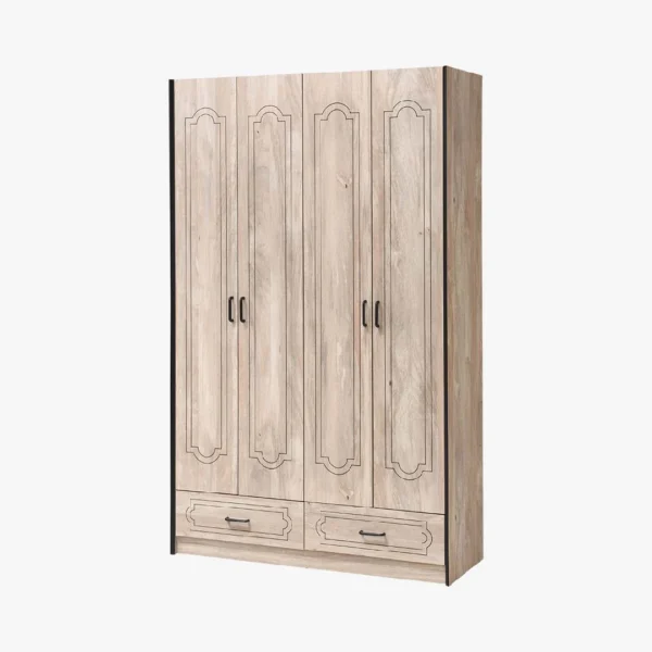 Quinn Wardrobe 4 Doors 2 Drawers 2000